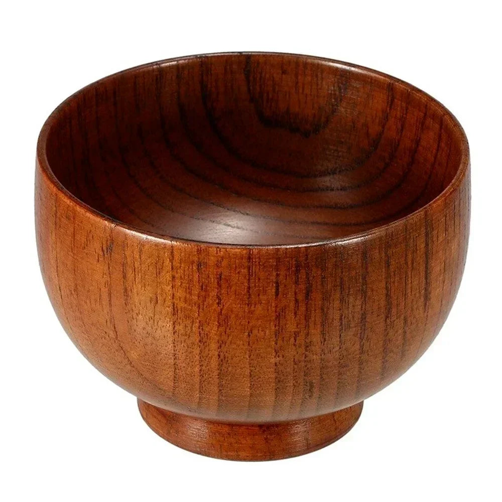 Durable Shaving Cream and Soap Bowl for Home Bathroom, Men Shaving Wooden Bowl