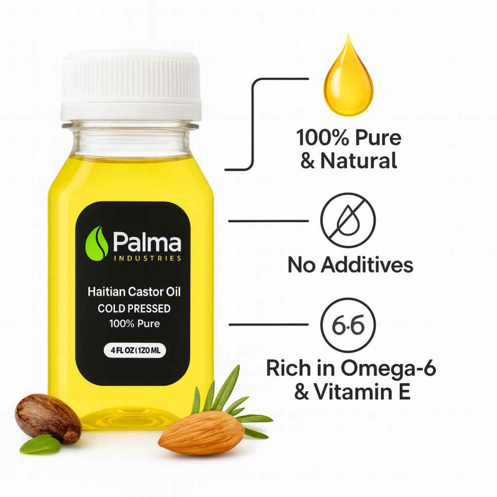 Castor Oil - 100% Pure & Cold Pressed
