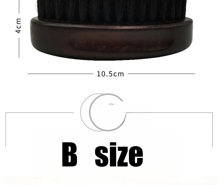 New MAN Hair Brush Boar Bristle For Men's Beard Shaving Comb Face Massage Facial Hair Cleaning Brush Wave Comb Drop Shipping