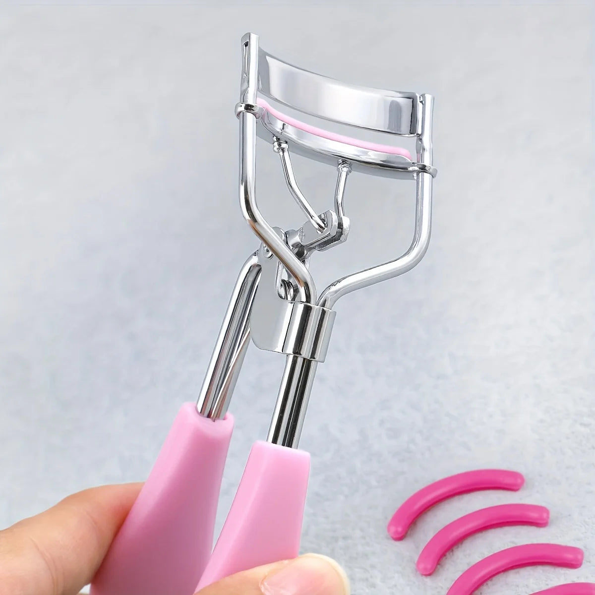 1PC Portable Eyelash Curler - No Damage, Lift & Shape Big Eyes