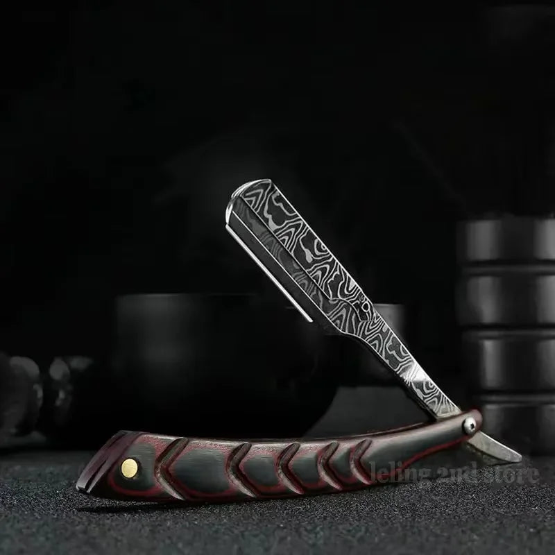 Wooden Handle Shaving Razor | Replaceable Blade Barber Razor for Men