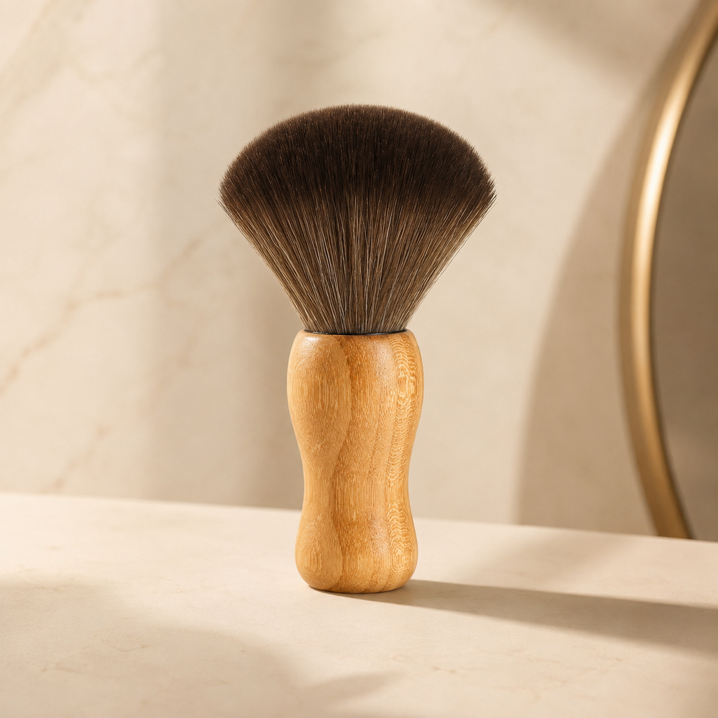 Wood Handle Grooming Duster Brush