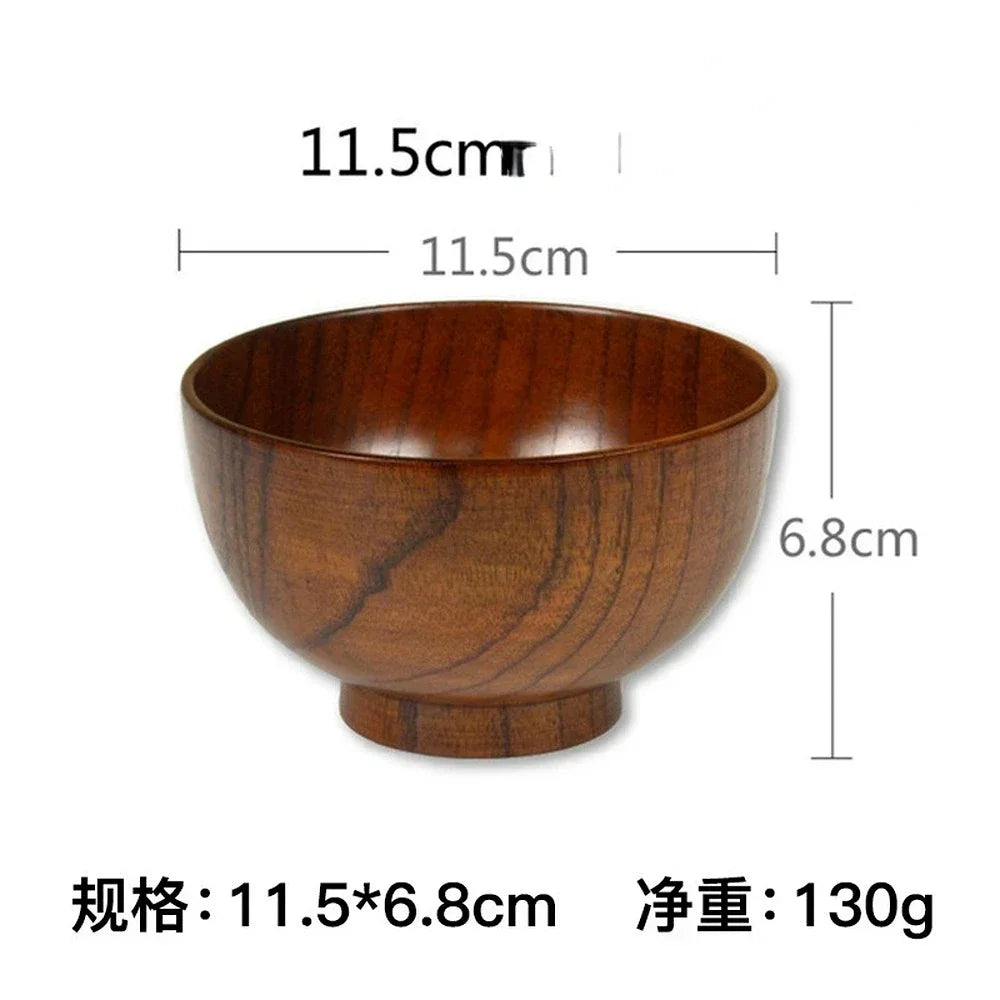 Durable Shaving Cream and Soap Bowl for Home Bathroom, Men Shaving Wooden Bowl