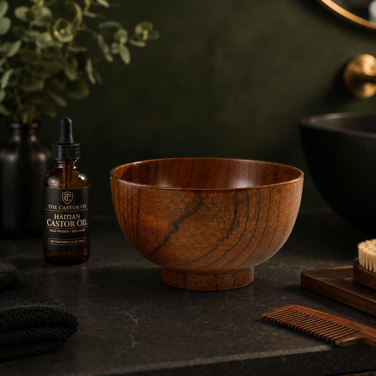 Artisan Wood Shaving Bowl | Gift Set for Men