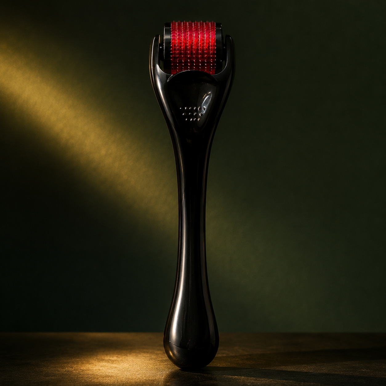 Derma Roller for Face, Scalp & Beard — 0.25mm Titanium Microneedling Roller | The Castor Co