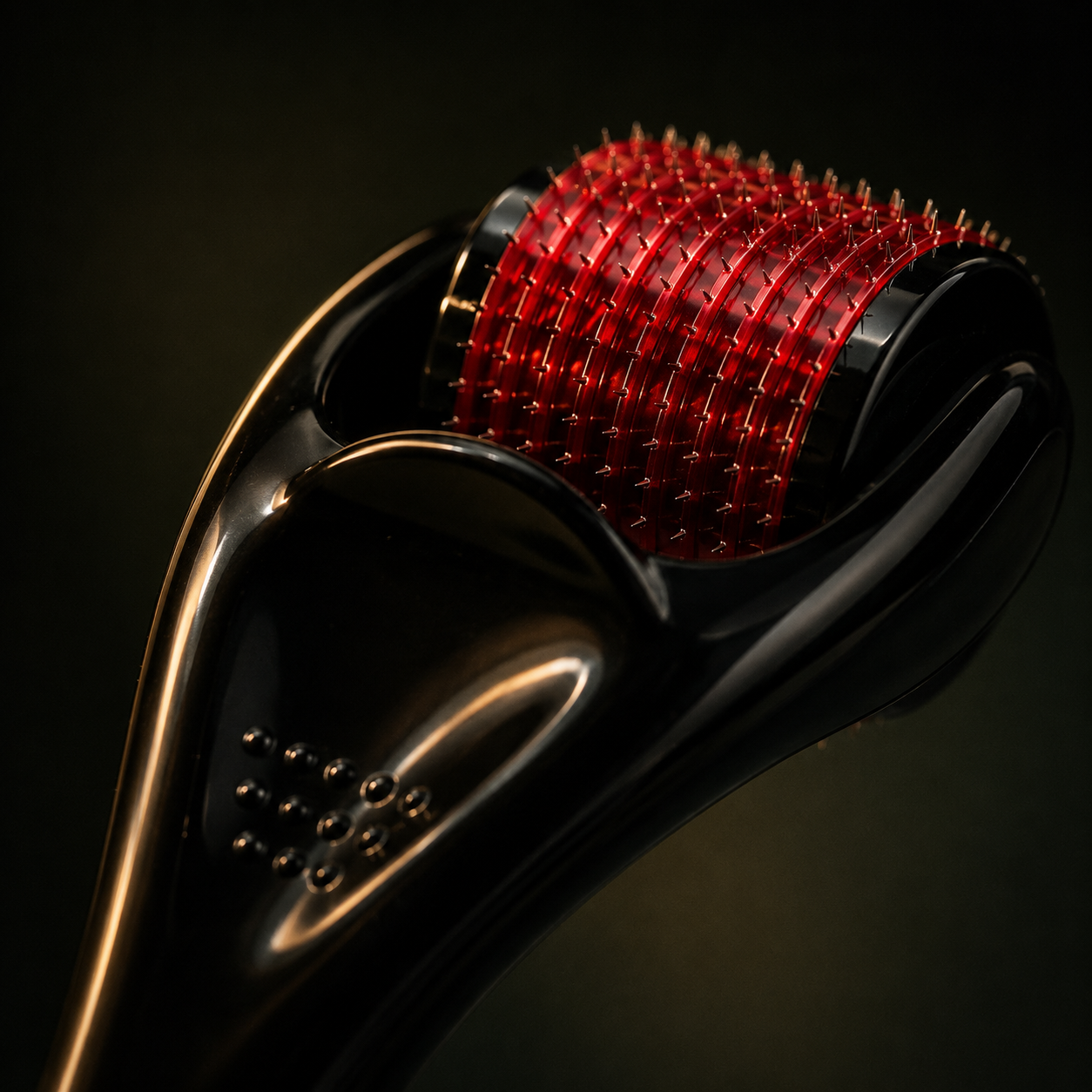 Derma Roller for Face, Scalp & Beard — 0.25mm Titanium Microneedling Roller | The Castor Co